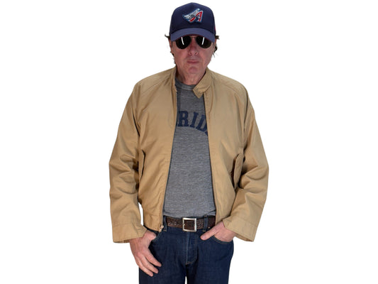 Size Small , 80s light jacket with a flannel lining - USA Vintage Bcn