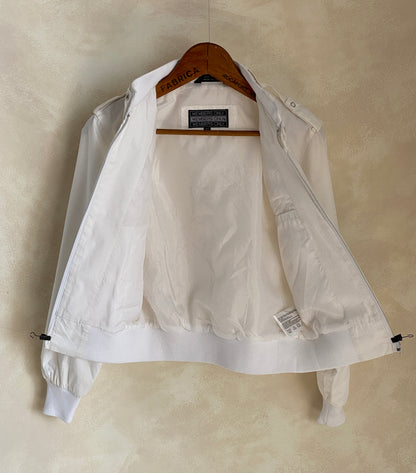 Size XS. White Vintage 80s members Only cotton jacket-AJ357 Studio