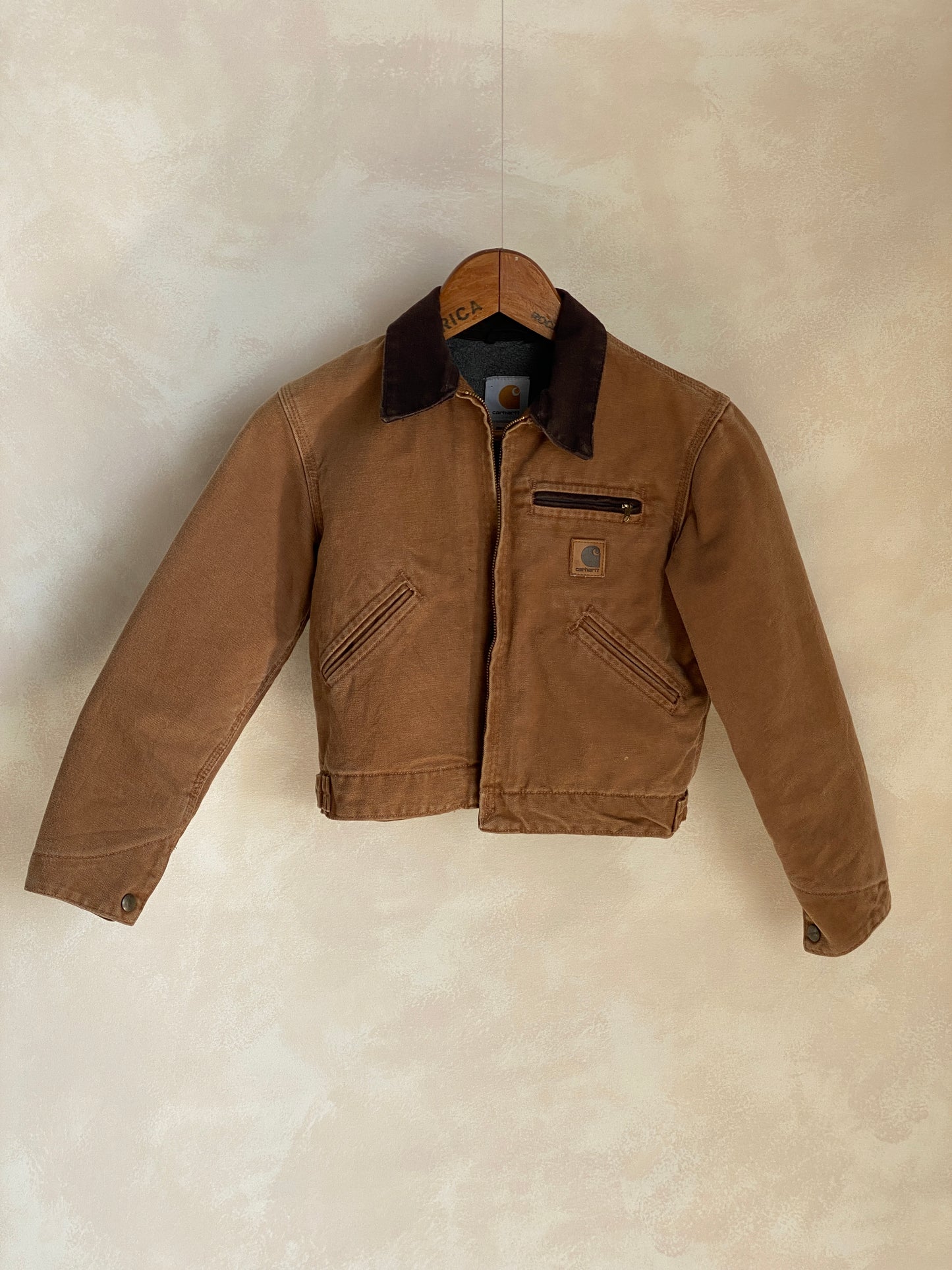 Youth Med. Vintage Carhartt lined jacket Made in USA - USA Vintage Bcn