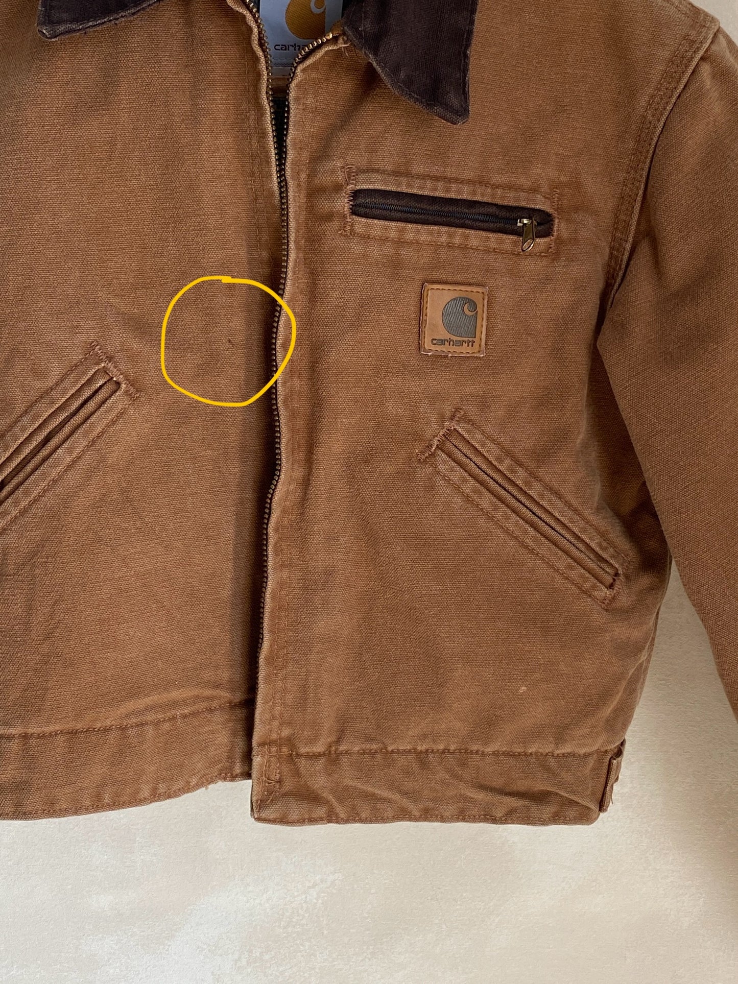 Youth Med. Vintage Carhartt lined jacket Made in USA - USA Vintage Bcn
