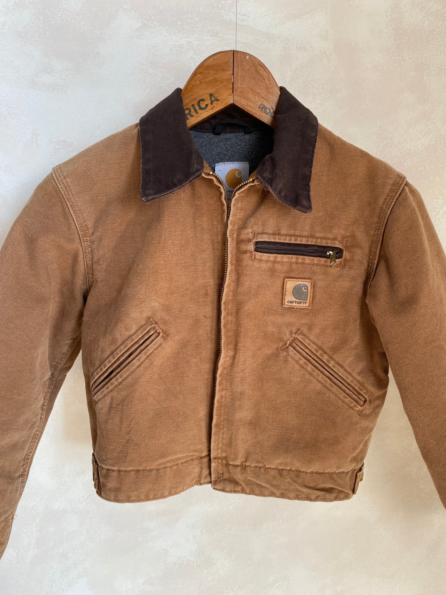 Youth Med. Vintage Carhartt lined jacket Made in USA - USA Vintage Bcn