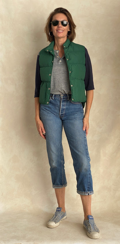 Size Med Ladies. Vintage L.Lbean down vest-AJ357 Studio