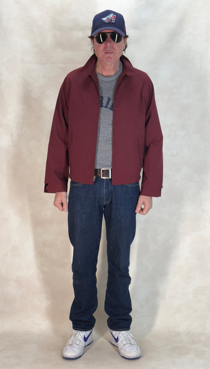 60s Cotton Zipper Jacket | Vintage USA Made L-AJ357 Studio