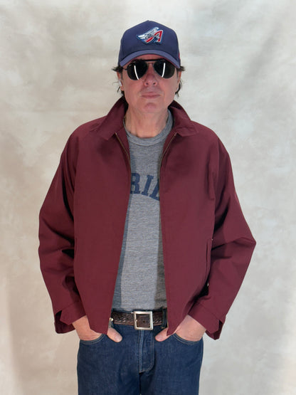 60s Cotton Zipper Jacket | Vintage USA Made L-AJ357 Studio
