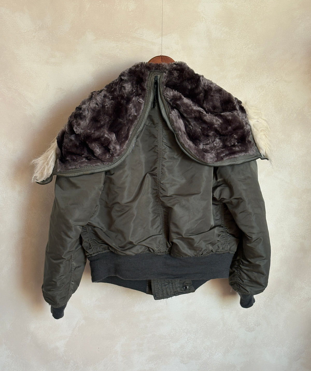Vintage US Air Force N-2B Flight Jacket | Fur Hood Military Parka-AJ357 Studio