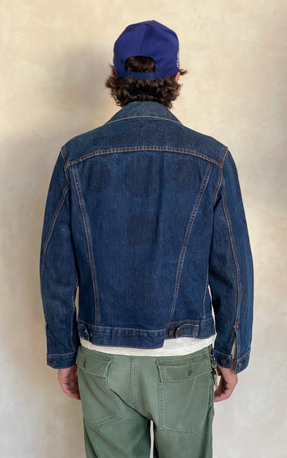 Size 42 US. Vintage 60s LEVIS Big E trucker Jacket Made in USA.-AJ357 Studio