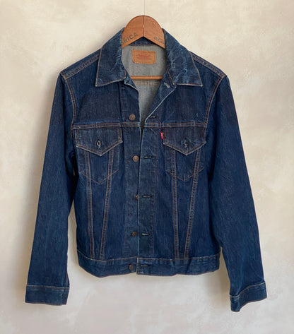 Size 42 US. Vintage 60s LEVIS Big E trucker Jacket Made in USA.-AJ357 Studio