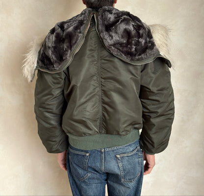Vintage N-2B Flight Jacket Alpha Industries | Extreme Cold Weather Flyer Coat-AJ357 Studio