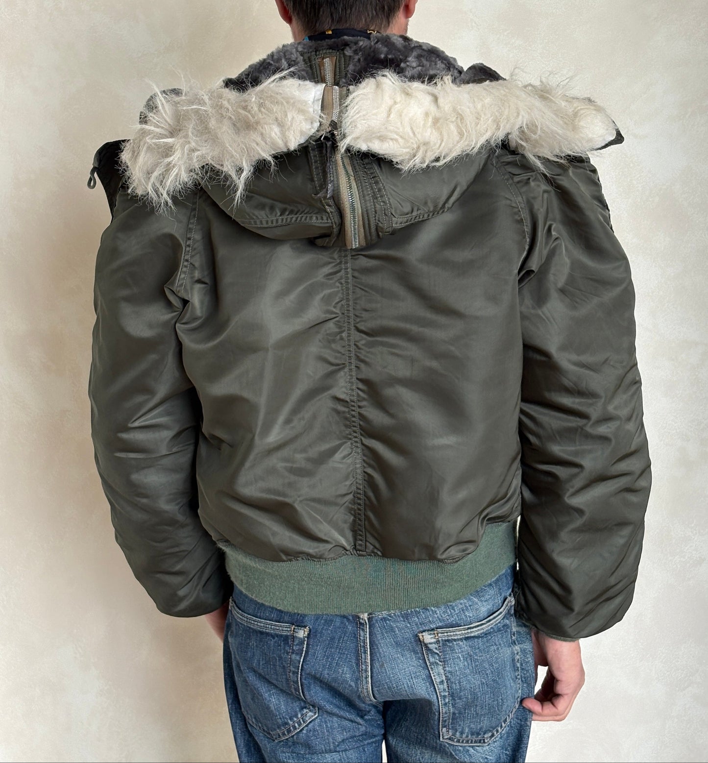Vintage N-2B Flight Jacket Alpha Industries | Extreme Cold Weather Flyer Coat-AJ357 Studio