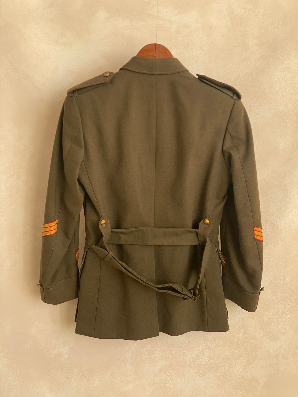 Small. Authentic 50s Vintage Spanish military uniform jacket-AJ357 Studio