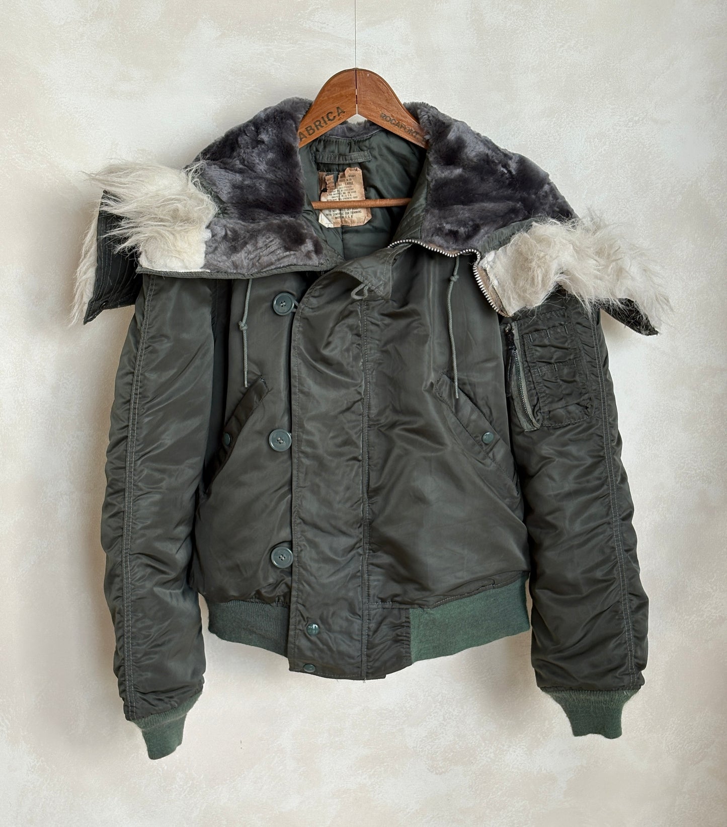 Vintage N-2B Flight Jacket Alpha Industries | Extreme Cold Weather Flyer Coat-AJ357 Studio