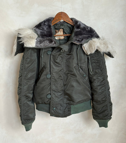 Vintage N-2B Flight Jacket Alpha Industries | Extreme Cold Weather Flyer Coat-AJ357 Studio
