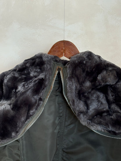 Vintage N-2B Flight Jacket Alpha Industries | Extreme Cold Weather Flyer Coat-AJ357 Studio