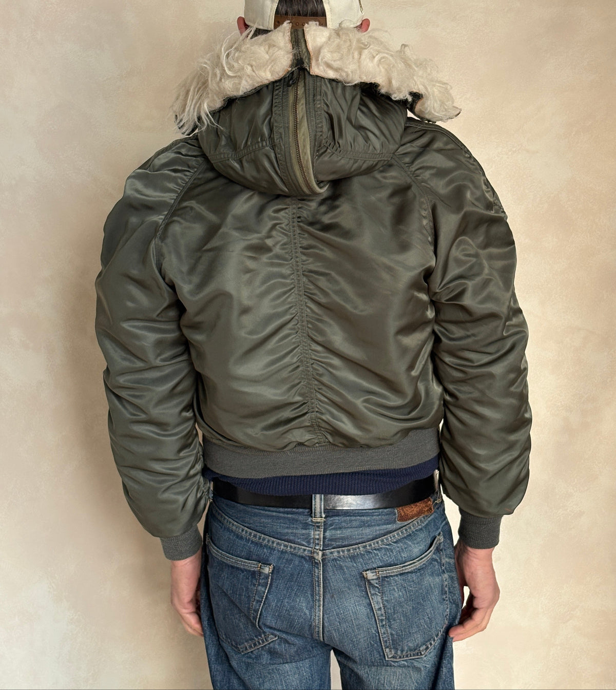 Vintage US Air Force N-2B Flight Jacket Military Parka Made in USA - Size Med. AJ357 Studio-AJ357 Studio