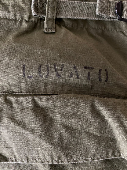 Small short. 1969 Authentic US Army Vietnam war era OG-107 jungle pants-military-AJ357 Studio