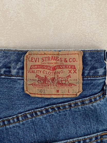 32X34 Vintage denim Levi’s 501 vintage Made in Mexico-military-AJ357 Studio