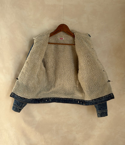 Size 38US / 48EU. 2 pockets Vintage 70s Levis fleece Jacket Made in USA-AJ357 Studio