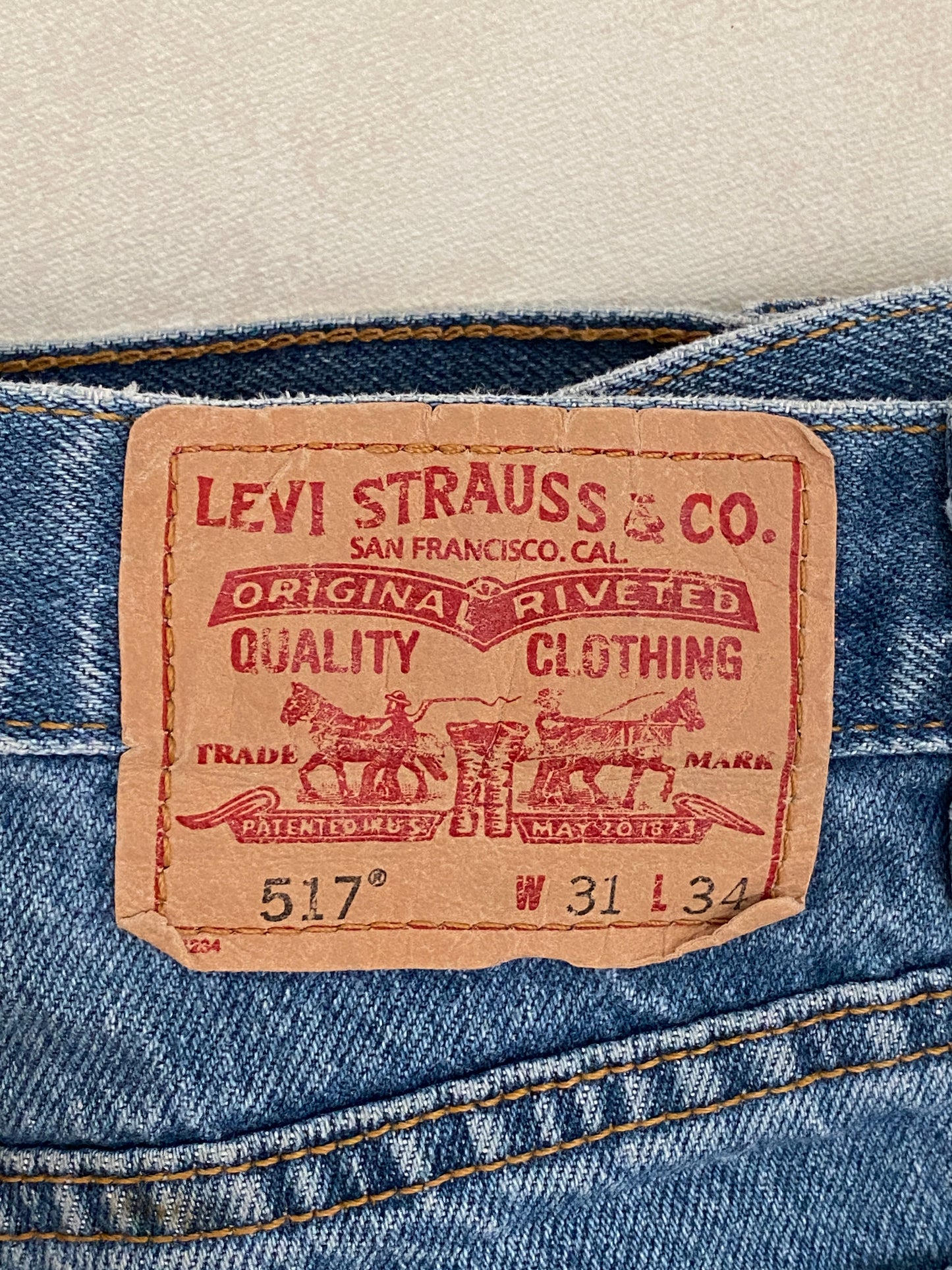 31X34 Vintage denim 517 Levi’s Boot cut Made in Mexico - USA Vintage Bcn