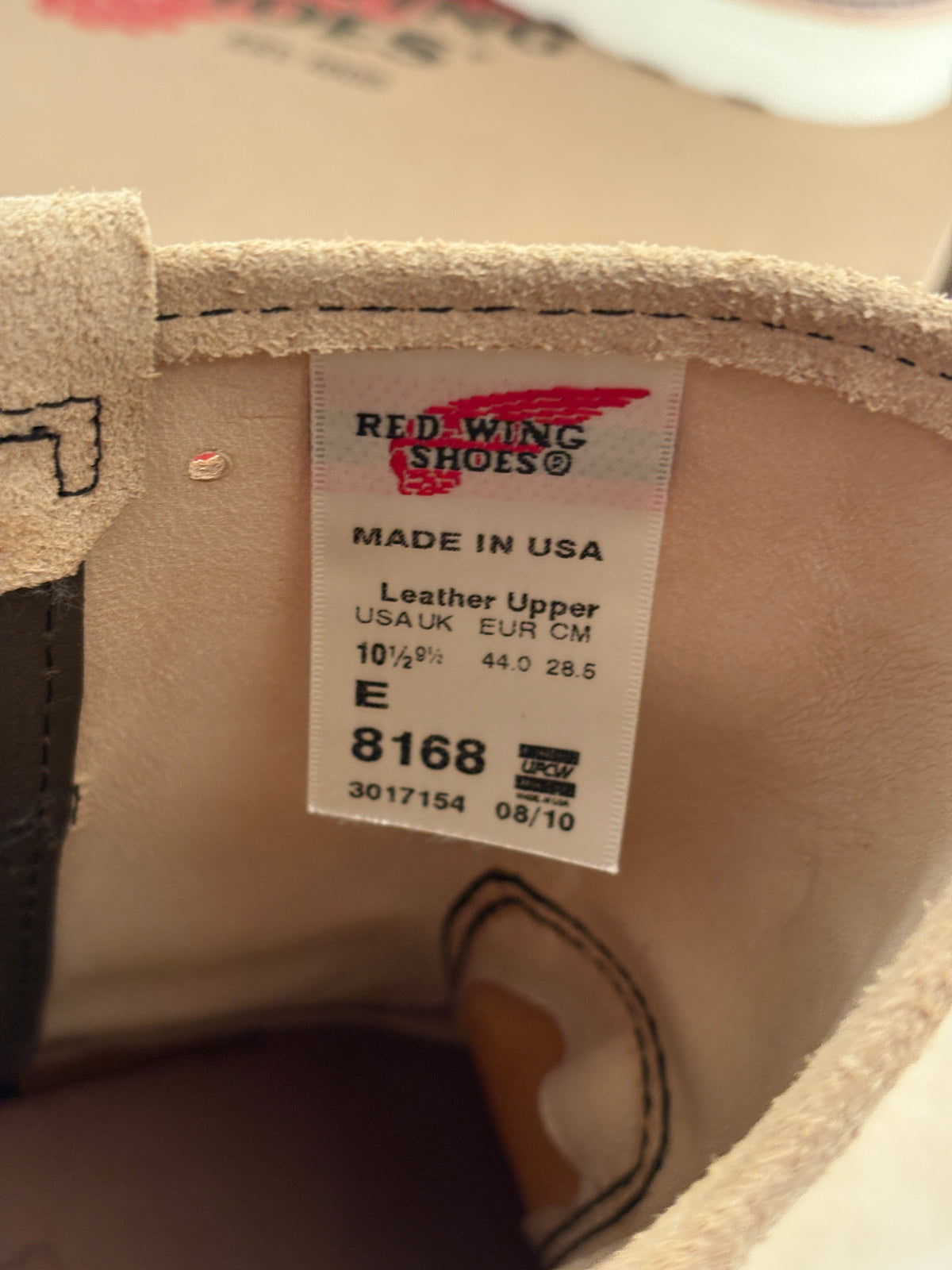 Size 10.5 E (44 EU) New Red Wing 8168 Pecos boots Made In USA ( Factory Second )-AJ357 Studio