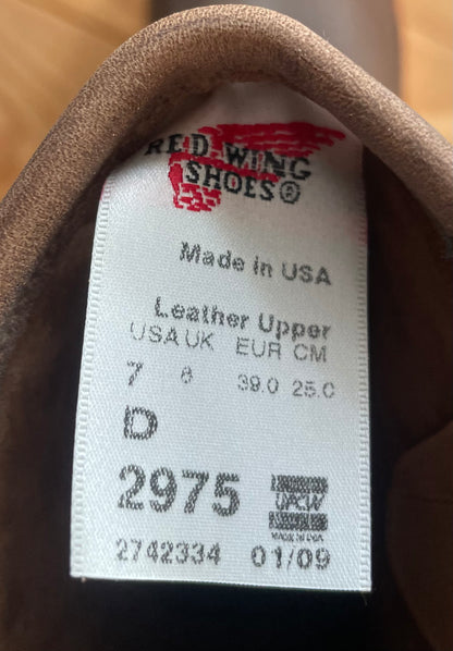 Red Wing 2975 Heritage Engineer Boots - Size 7D (39 EU), Made in USA (Seconds)-AJ357 Studio