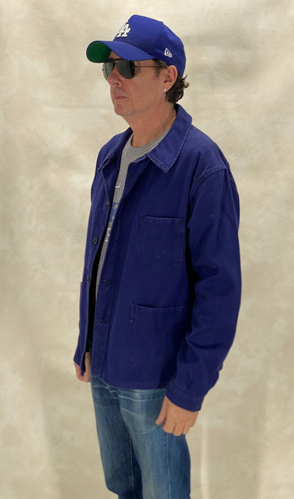 Size 52EU / 42US. Vintage French cotton jacket. Made in France By Adolph Lafont-AJ357 Studio