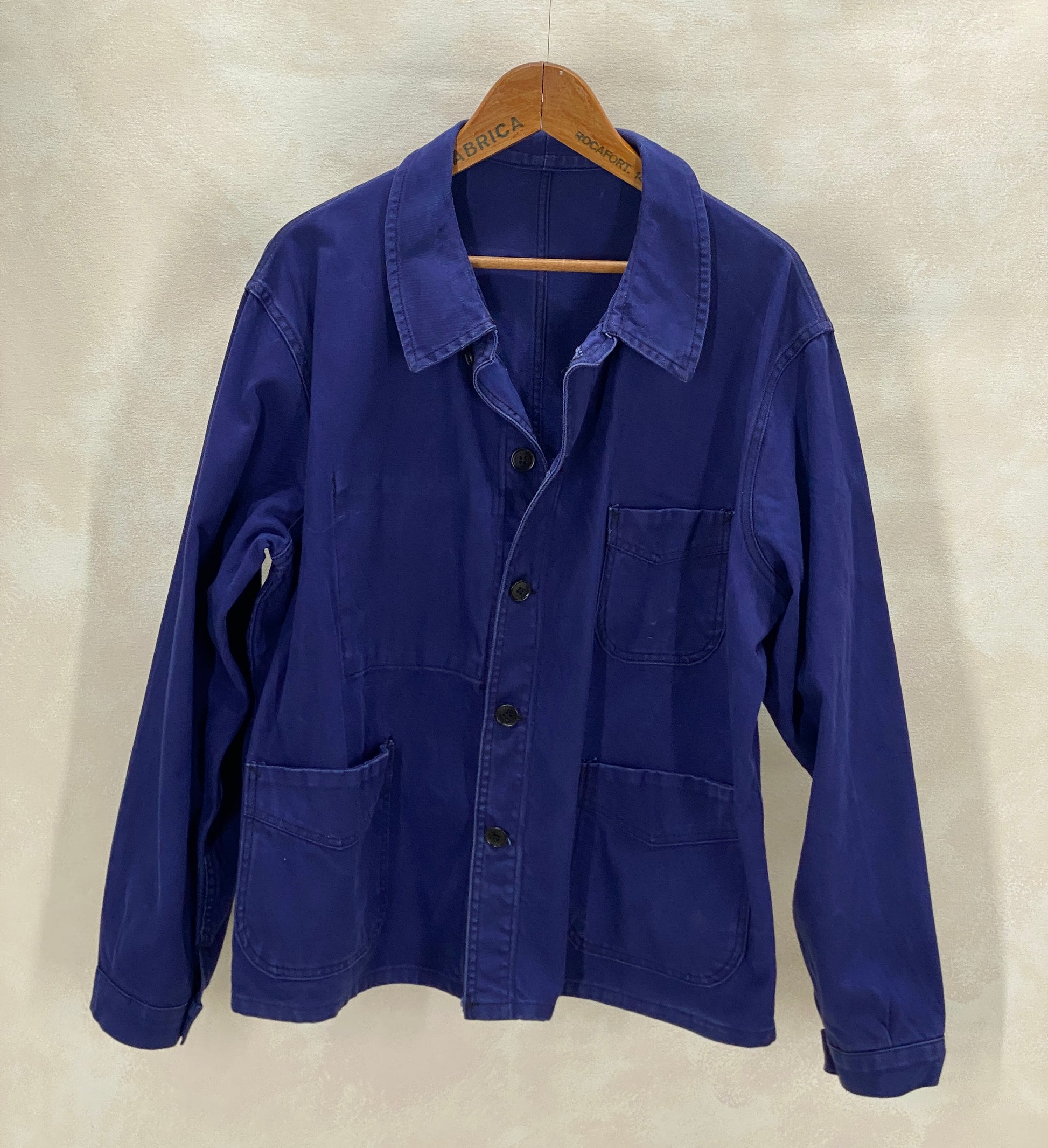 Size 52EU / 42US. Vintage French cotton jacket. Made in France By Adolph Lafont - USA Vintage Bcn