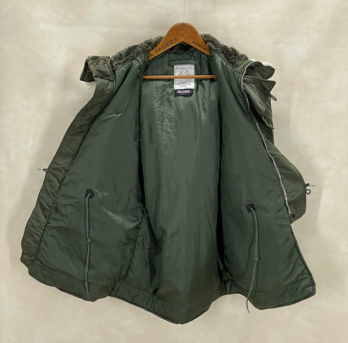 Med .Alpha Industries N2B flyer jacket Made in USA-AJ357 Studio
