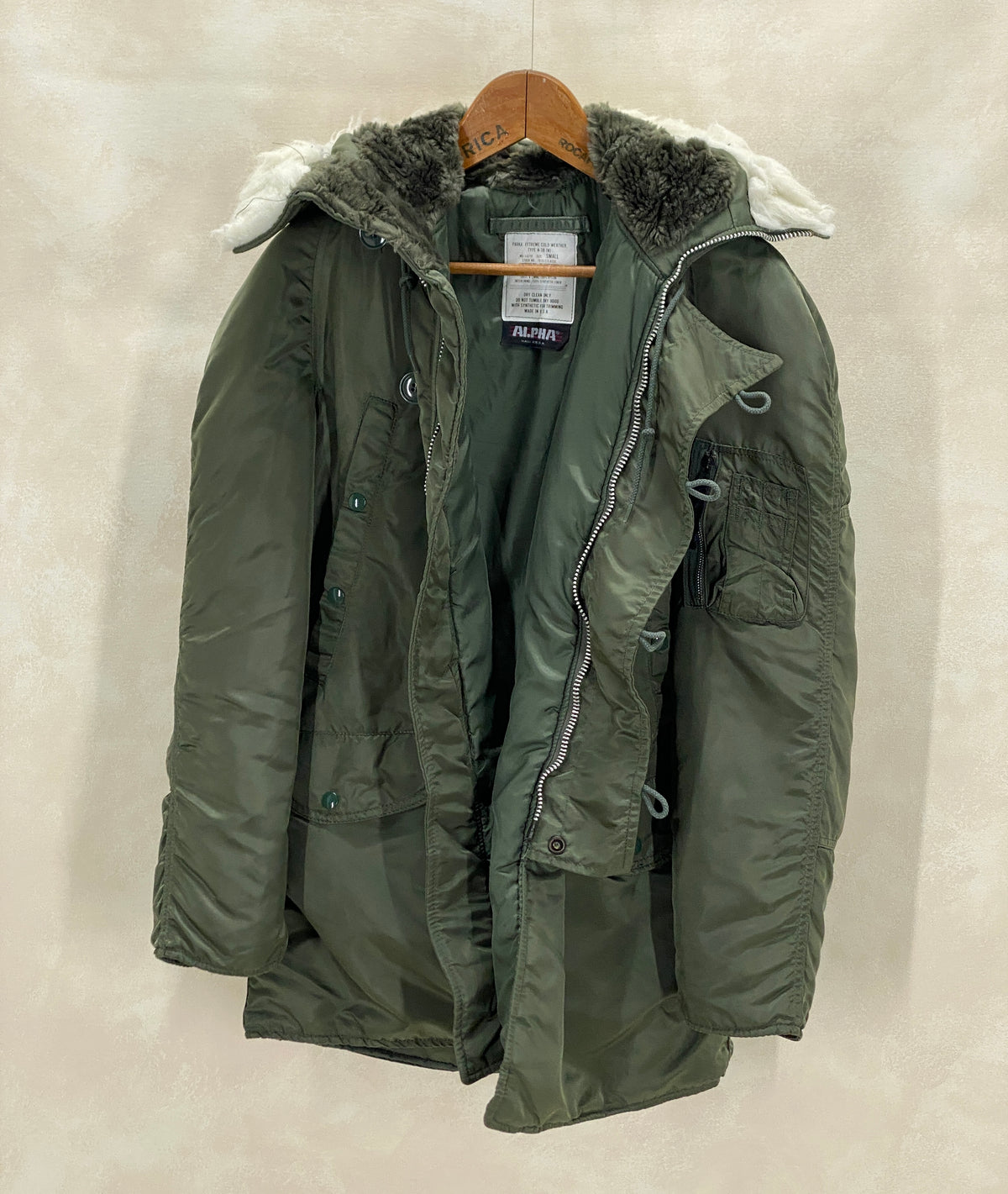 Med .Alpha Industries N2B flyer jacket Made in USA-AJ357 Studio