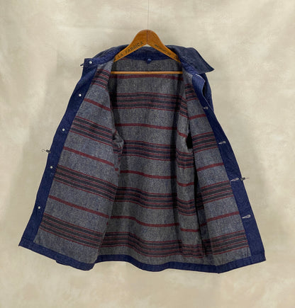 Size Large. Vintage blanket lined Chore coat work jacket-AJ357 Studio