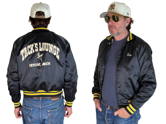 Size Small. Vintage Satin Electric Jacket Made in USA - USA Vintage Bcn