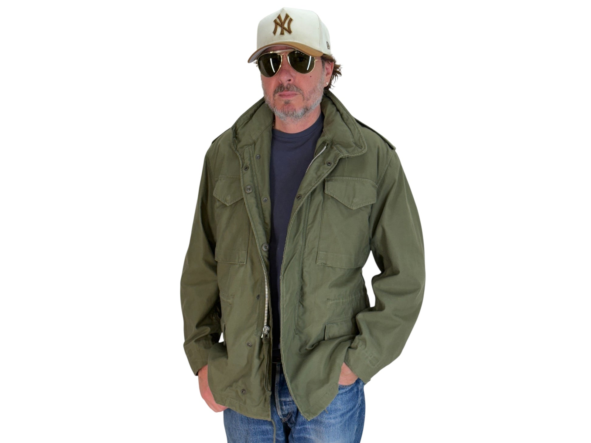 Small Reg. Authentic 1968 US Army M-65 field jacket made by John Ownbey. Military - USA Vintage Bcn