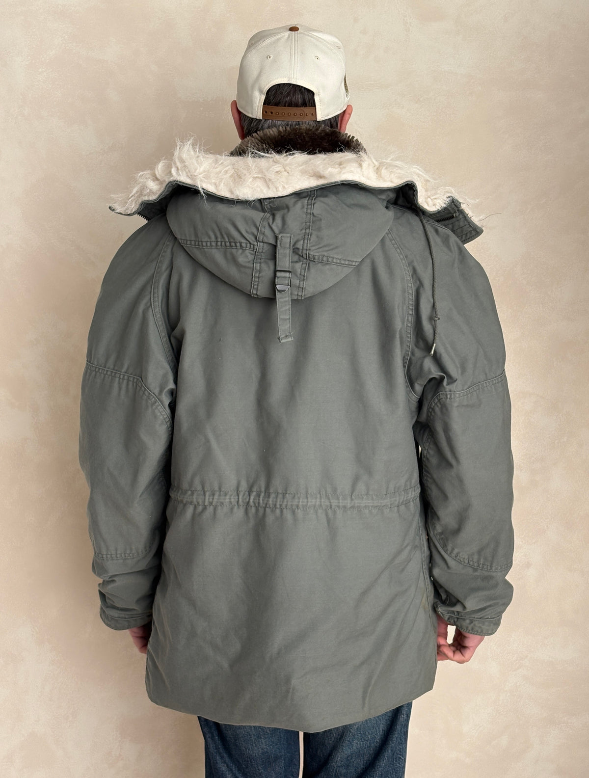 Authentic 1982 US Air Force N-3B Flight Jacket Parka — Extreme Cold Weather — Size Medium-AJ357 Studio