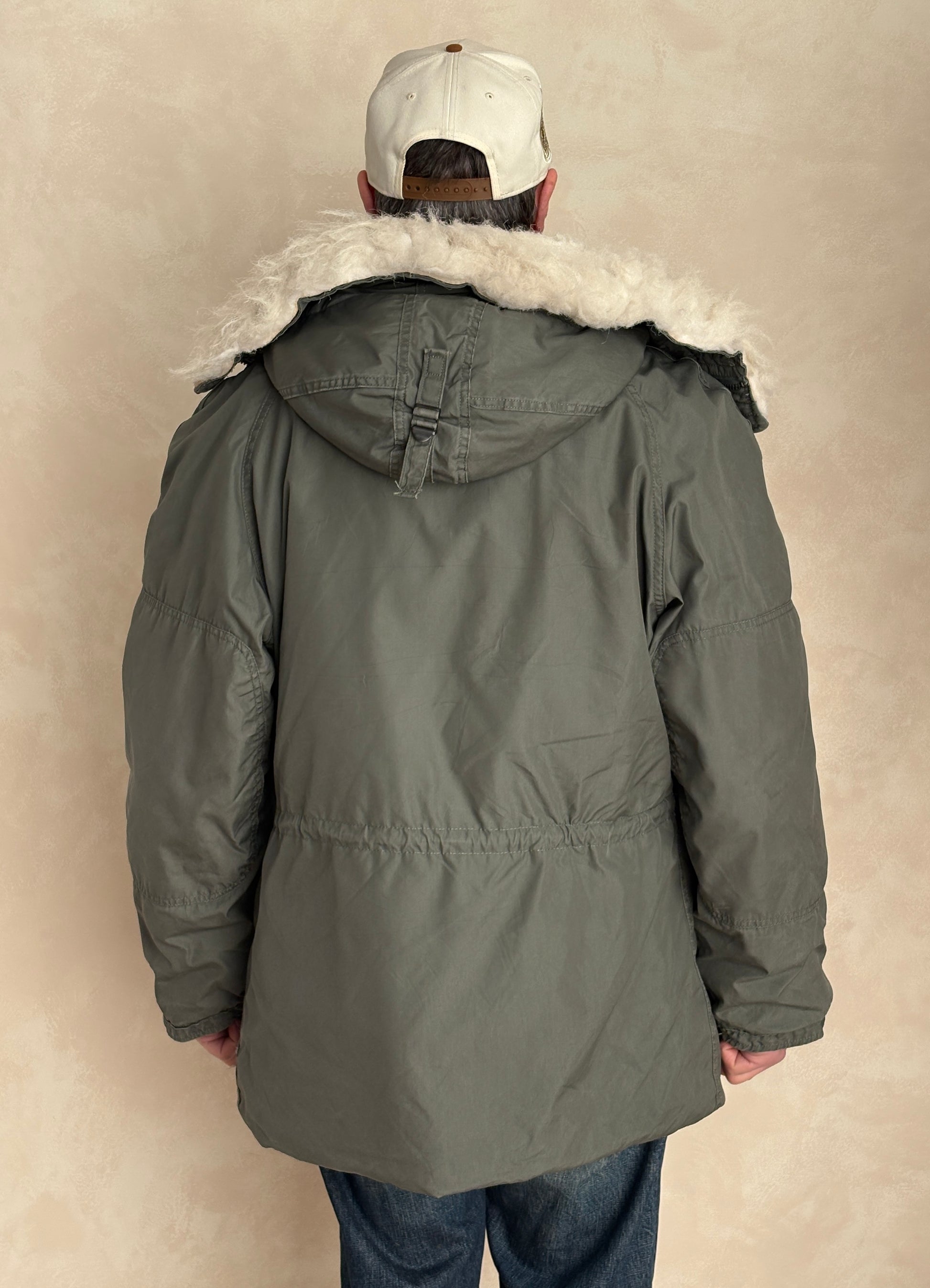 Authentic US Air Force N-3B Flight Jacket Parka — Extreme Cold Weather — Size Medium-AJ357 Studio-AJ357 Studio