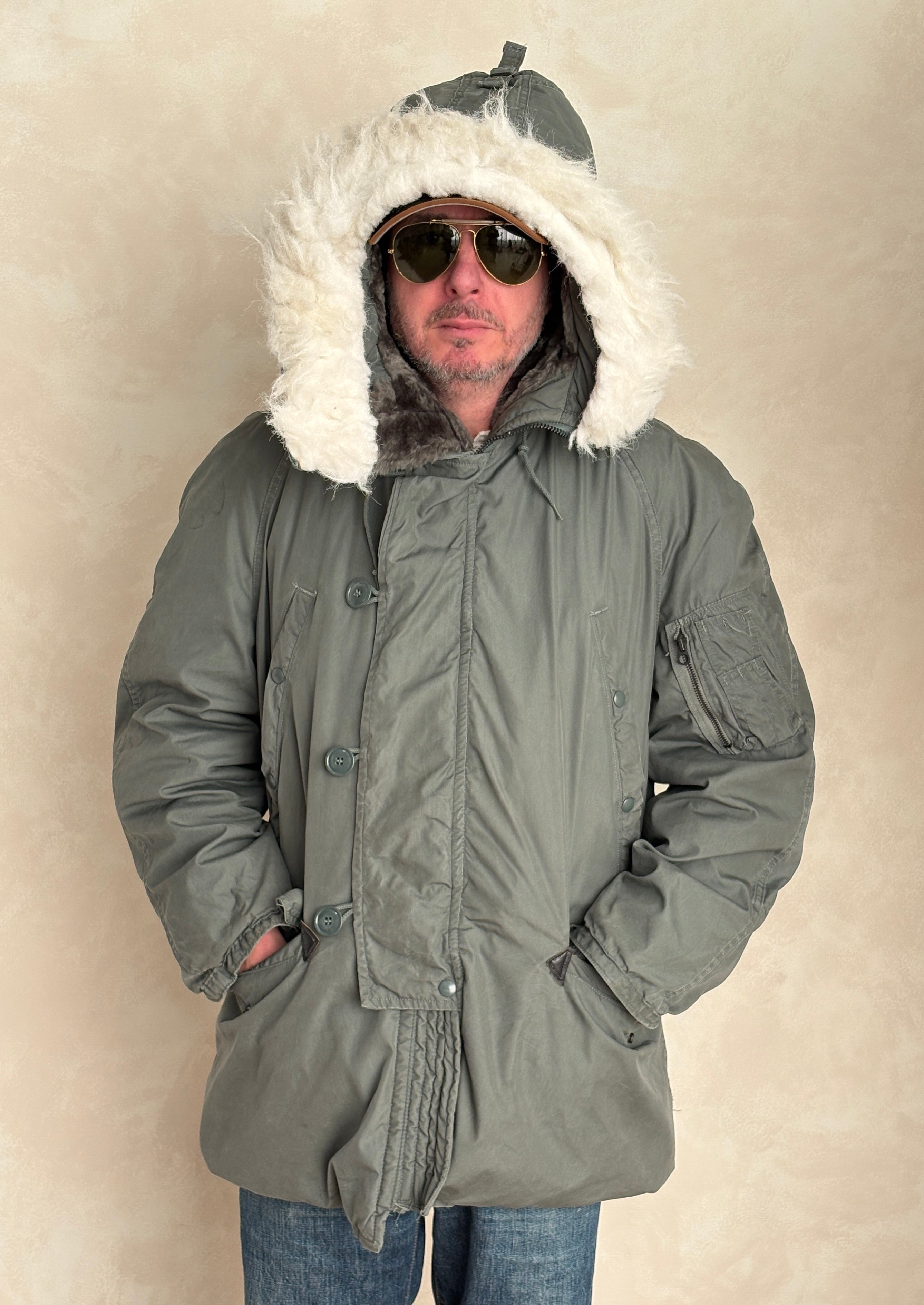Authentic US Air Force N-3B Flight Jacket Parka – AJ357 Studio