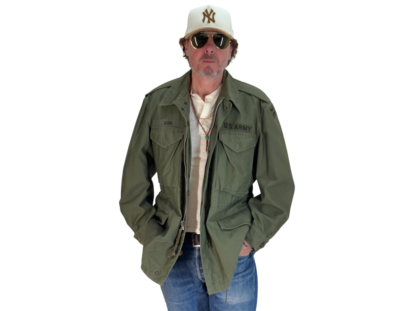 Med Short. Authentic 1950s US Army M-51 Field Jacket – OG-107 – Military Issue - USA Vintage Bcn