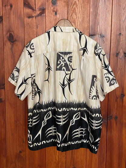 XL. Vintage 80s Hawaiian cotton shirt-AJ357 Studio