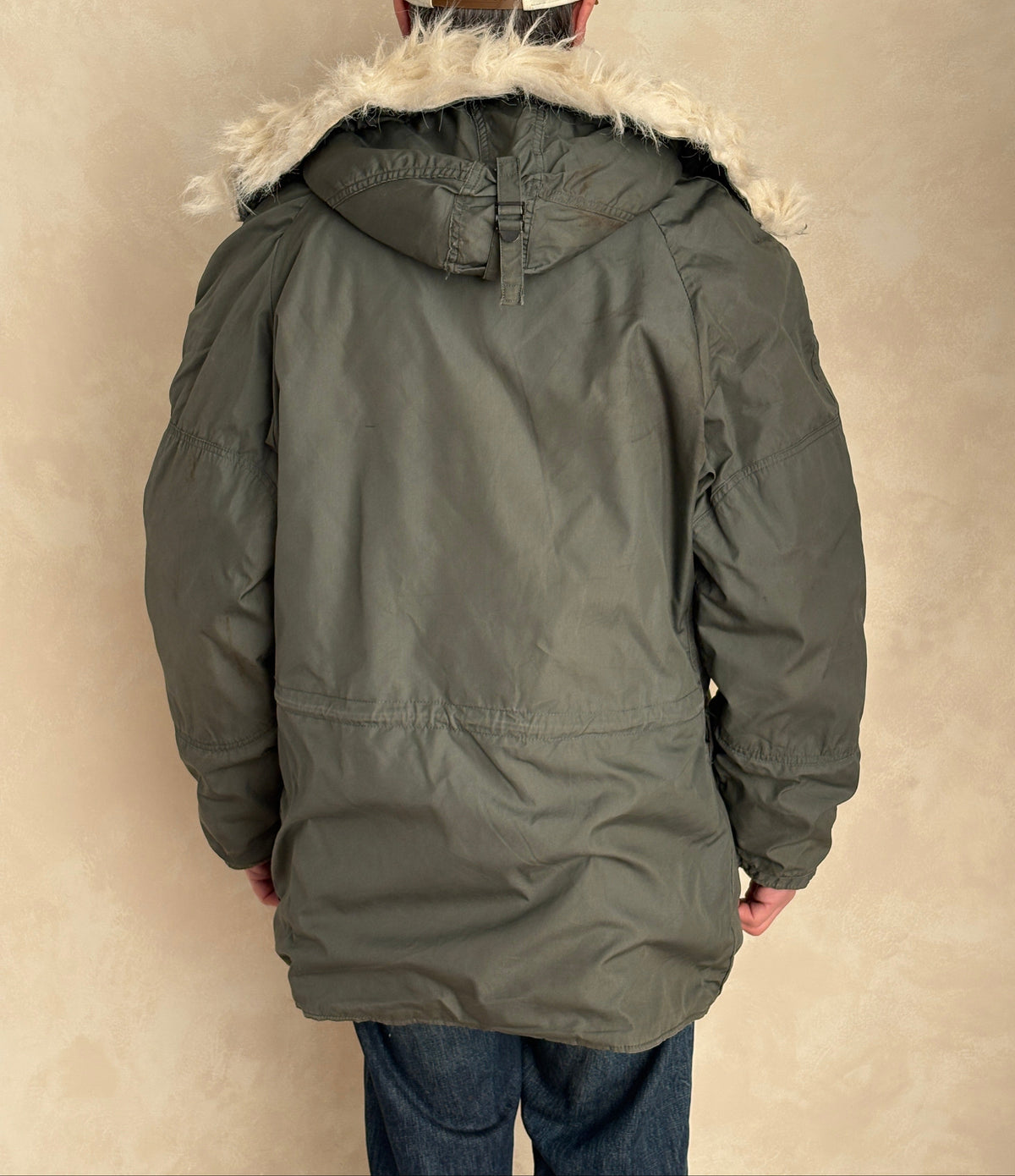 Authentic 1981 US Air Force N-3B Flight Jacket Parka — Extreme Cold Weather — Size Medium-AJ357 Studio