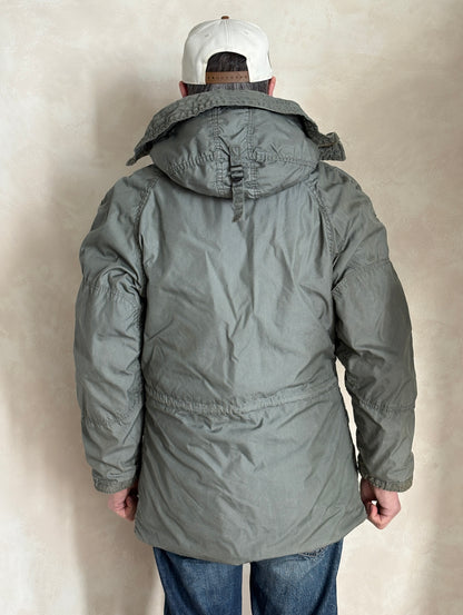 Authentic 1980 US Air Force N-3B Flight Jacket Parka — Extreme Cold Weather — Size Small