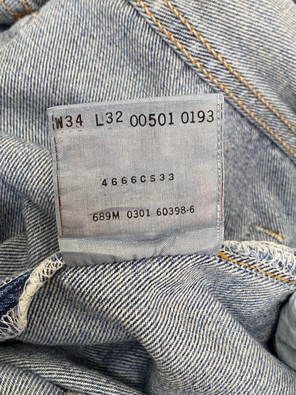 34X32 Vintage 2001 denim Levi’s 501 vintage Made in Columbia-military-AJ357 Studio