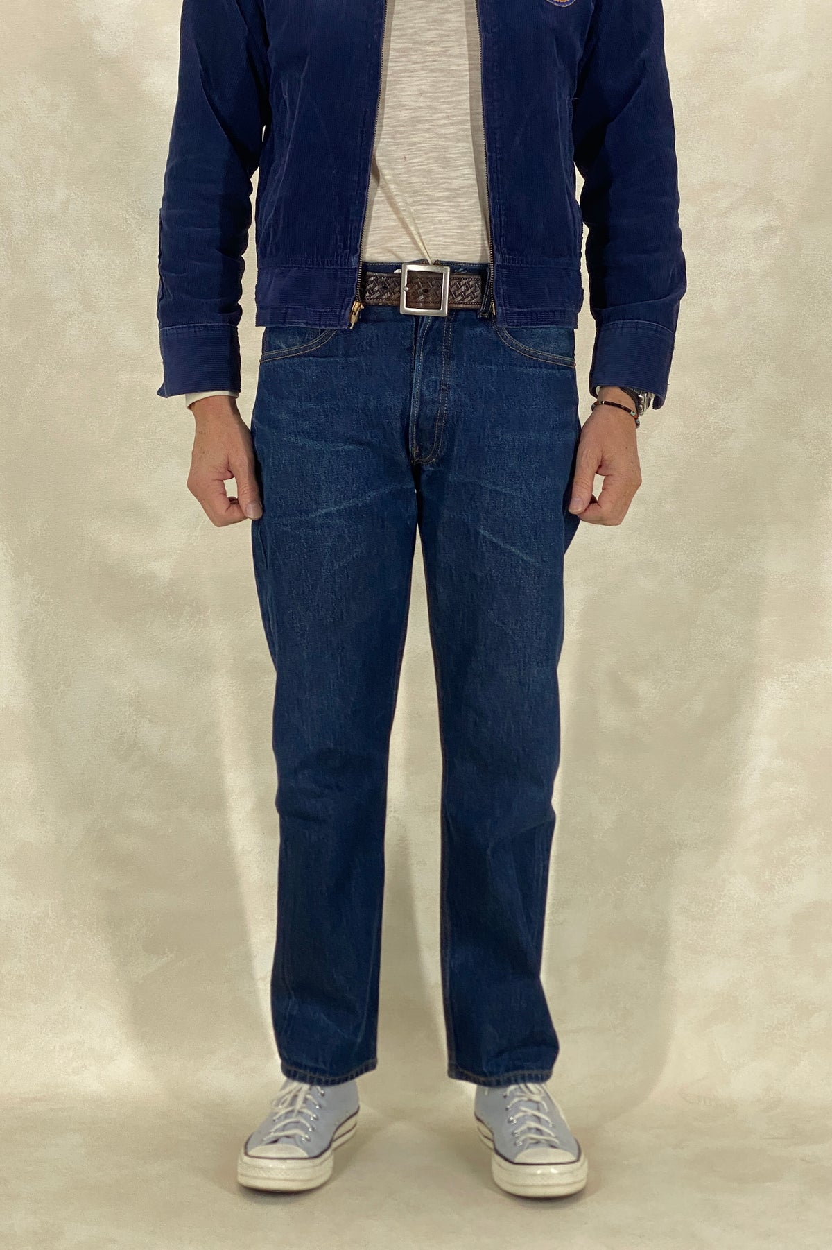 32X32 Levi's 501 Vintage Denim Jeans-military-AJ357 Studio