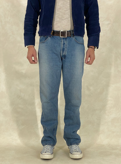 34X33 Levi's 501 Vintage Denim Jeans Made in USA-military-AJ357 Studio