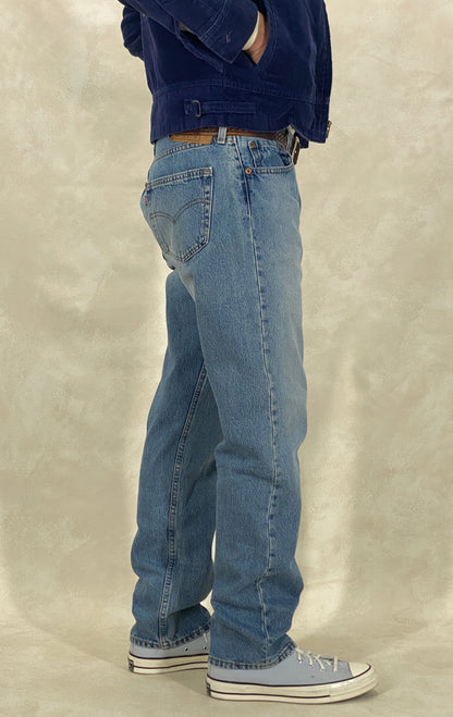 34X33 Levi's 501 Vintage Denim Jeans Made in USA-military-AJ357 Studio