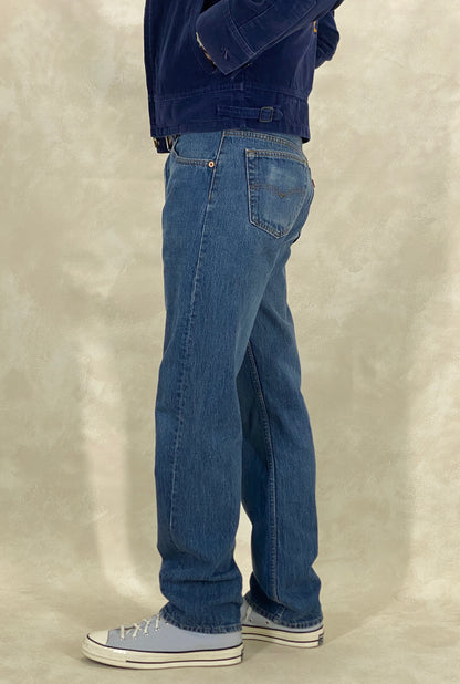 34X32 Levi's 501 Vintage Denim Jeans Made in USA in 1989-military-AJ357 Studio