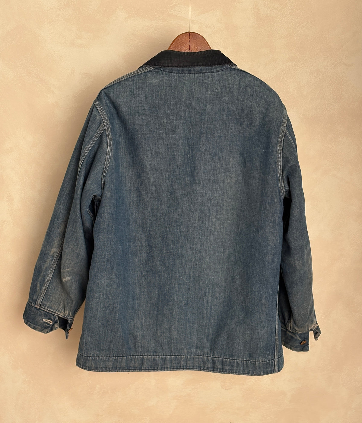 Vintage Sears Denim Chore Jacket – Lined – Made in USA – Size Large – 1970s Workwear Style-AJ357 Studio