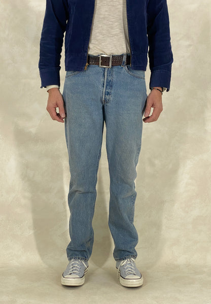 32X32 Levi's 501 Vintage Denim Jeans for women Made in USA-military-AJ357 Studio