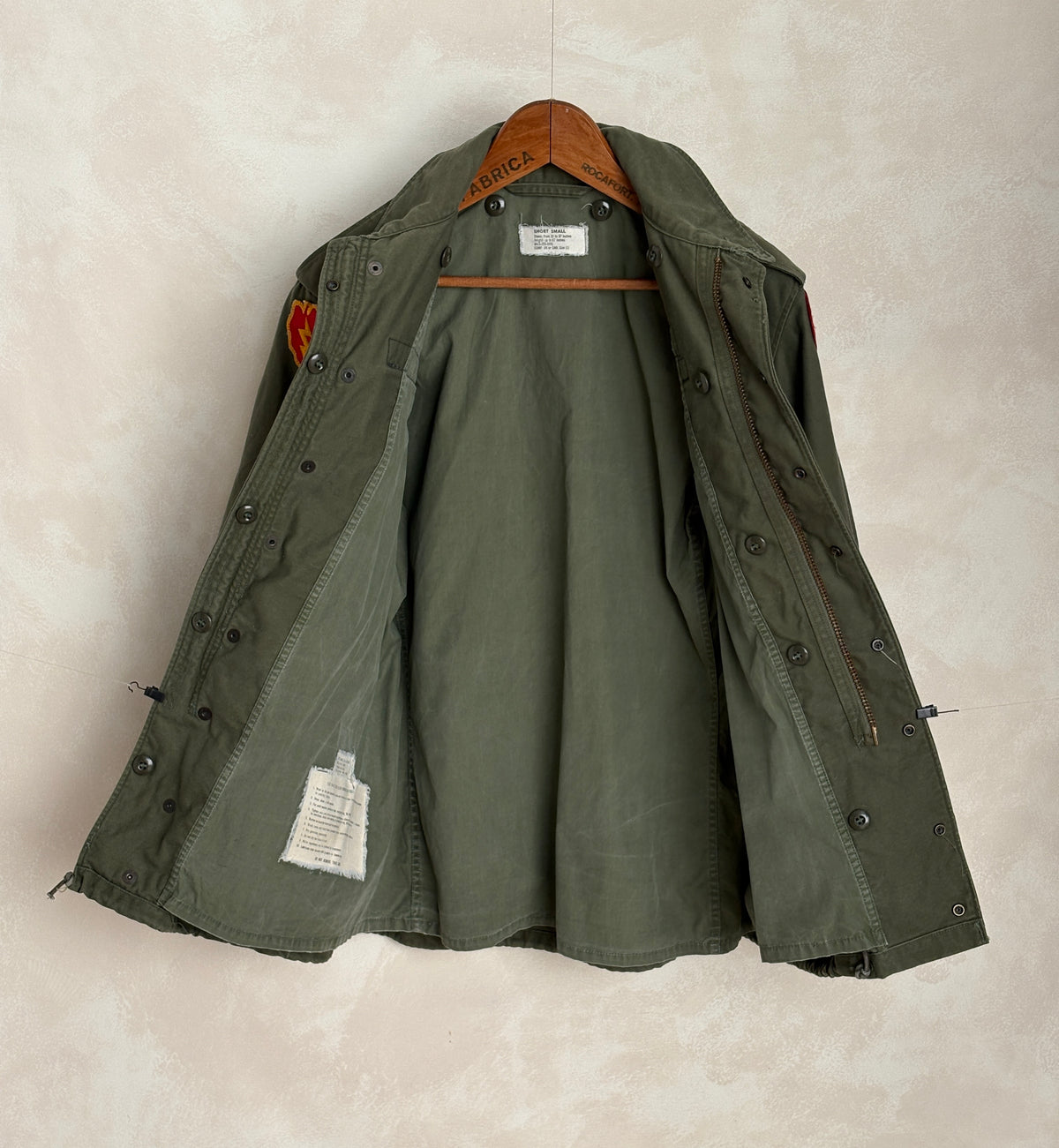 Authentic Small Short US Army M-51 Field Jacket – OG-107 – Vintage Military Issue-AJ357 Studio