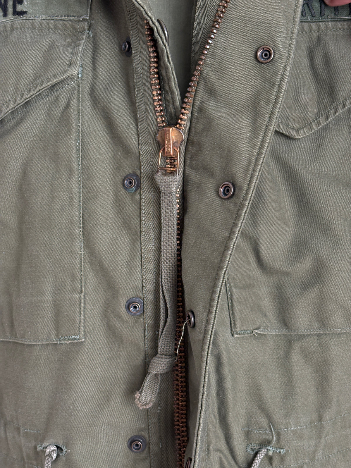 Authentic Small Short US Army M-51 Field Jacket – OG-107 – Vintage Military Issue-AJ357 Studio