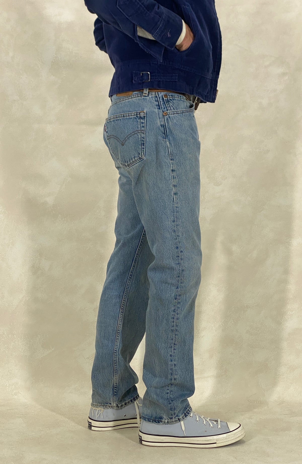 32X32 Levi's 501 Vintage Denim Jeans for women Made in USA-military-AJ357 Studio