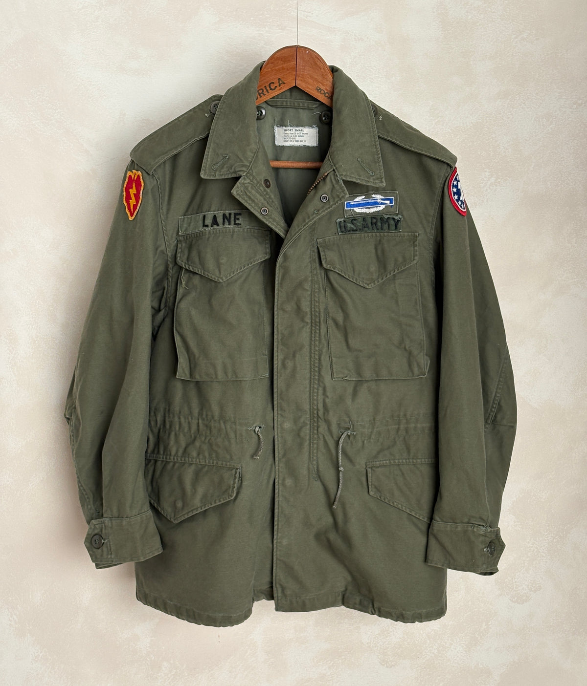 Authentic Small Short US Army M-51 Field Jacket – OG-107 – Vintage Military Issue-AJ357 Studio