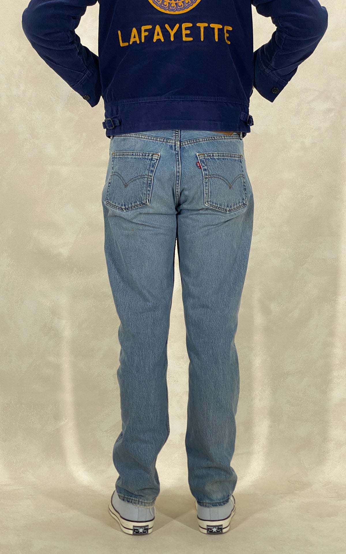 32X32 Levi's 501 Vintage Denim Jeans for women Made in USA-military-AJ357 Studio